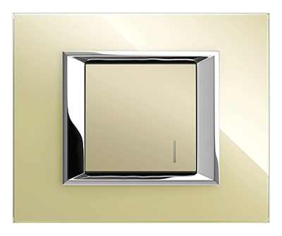 کلید پریز شیشه ای - مدل دیاموند کریستال
